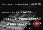 Image of wedding France, 1932, second 4 stock footage video 65675078170