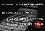Image of wedding France, 1932, second 7 stock footage video 65675078170