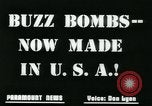 Standbild buzz Bombe United States USA, 1945, aus Sekunde 7 historischem Filmmaterial Videoclip 65675078191