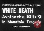 Image of German student avalanche victims recovered Austria, 1954, second 20 stock footage video 65675078208