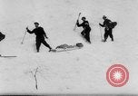 Image of German student avalanche victims recovered Austria, 1954, second 45 stock footage video 65675078208