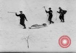 Image of German student avalanche victims recovered Austria, 1954, second 46 stock footage video 65675078208