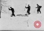 Image of German student avalanche victims recovered Austria, 1954, second 48 stock footage video 65675078208