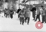 Image of German student avalanche victims recovered Austria, 1954, second 49 stock footage video 65675078208