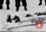 Image of German student avalanche victims recovered Austria, 1954, second 54 stock footage video 65675078208