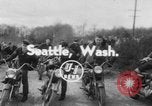 Image of mud motorcycle race Seattle Washington USA, 1954, second 1 stock footage video 65675078215
