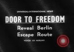 Image of underground tunnel Berlin Germany, 1962, second 4 stock footage video 65675078218