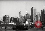 Image of New York Harbor New York City USA, 1948, second 62 stock footage video 65675078222