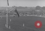 Image of St Lawrence Seaway opening ceremony speakers St Lambert Quebec Canada, 1959, second 8 stock footage video 65675078226