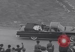 Image of St Lawrence Seaway opening ceremony speakers St Lambert Quebec Canada, 1959, second 14 stock footage video 65675078226