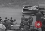 Image of St Lawrence Seaway opening ceremony speakers St Lambert Quebec Canada, 1959, second 19 stock footage video 65675078226
