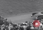 Image of St Lawrence Seaway opening ceremony speakers St Lambert Quebec Canada, 1959, second 24 stock footage video 65675078226