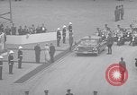 Image of St Lawrence Seaway opening ceremony speakers St Lambert Quebec Canada, 1959, second 30 stock footage video 65675078226