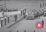 Image of St Lawrence Seaway opening ceremony speakers St Lambert Quebec Canada, 1959, second 34 stock footage video 65675078226