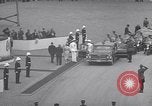 Image of St Lawrence Seaway opening ceremony speakers St Lambert Quebec Canada, 1959, second 39 stock footage video 65675078226