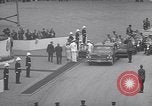 Image of St Lawrence Seaway opening ceremony speakers St Lambert Quebec Canada, 1959, second 40 stock footage video 65675078226