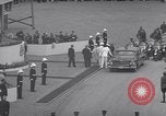 Image of St Lawrence Seaway opening ceremony speakers St Lambert Quebec Canada, 1959, second 44 stock footage video 65675078226