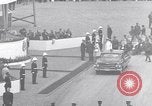 Image of St Lawrence Seaway opening ceremony speakers St Lambert Quebec Canada, 1959, second 50 stock footage video 65675078226