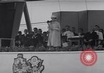 Image of St Lawrence Seaway opening ceremony speakers St Lambert Quebec Canada, 1959, second 62 stock footage video 65675078226