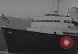 Image of Royal Yacht Britannia opens St Lawrence Seaway St Lambert Quebec Canada, 1959, second 22 stock footage video 65675078227