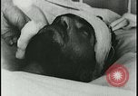 Image of Iranian Villager dying after being bitten by rabid wolf Iran, 1955, second 28 stock footage video 65675078246