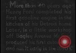 Image of Henry Ford with quadricycle Dearborn Michigan USA, 1934, second 19 stock footage video 65675078247