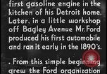Image of Henry Ford with quadricycle Dearborn Michigan USA, 1934, second 41 stock footage video 65675078247