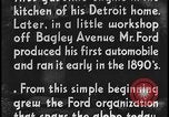 Image of Henry Ford with quadricycle Dearborn Michigan USA, 1934, second 43 stock footage video 65675078247