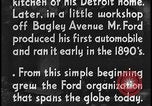 Image of Henry Ford with quadricycle Dearborn Michigan USA, 1934, second 45 stock footage video 65675078247