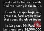 Image of Henry Ford with quadricycle Dearborn Michigan USA, 1934, second 53 stock footage video 65675078247