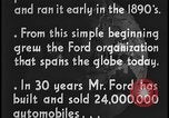 Image of Henry Ford with quadricycle Dearborn Michigan USA, 1934, second 56 stock footage video 65675078247