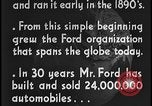 Image of Henry Ford with quadricycle Dearborn Michigan USA, 1934, second 57 stock footage video 65675078247