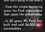 Image of Henry Ford with quadricycle Dearborn Michigan USA, 1934, second 61 stock footage video 65675078247