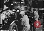 Image of Henry Ford with 1930's Ford sedans Dearborn Michigan USA, 1935, second 3 stock footage video 65675078249