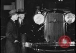 Image of Henry Ford with 1930's Ford sedans Dearborn Michigan USA, 1935, second 6 stock footage video 65675078249