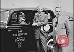 Image of Henry Ford with 1930's Ford sedans Dearborn Michigan USA, 1935, second 21 stock footage video 65675078249
