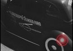 Image of Henry Ford with 1930's Ford sedans Dearborn Michigan USA, 1935, second 29 stock footage video 65675078249
