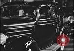 Image of Henry Ford with 1930's Ford sedans Dearborn Michigan USA, 1935, second 40 stock footage video 65675078249