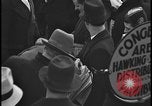 Image of Union organizers from UAW at Ford plant Dearborn Michigan  USA, 1938, second 20 stock footage video 65675078258