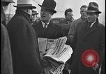 Image of Union organizers from UAW at Ford plant Dearborn Michigan  USA, 1938, second 37 stock footage video 65675078258