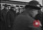 Image of Union organizers from UAW at Ford plant Dearborn Michigan  USA, 1938, second 52 stock footage video 65675078258