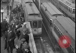 Image of Detroit railway rush hour commuters Detroit Michgan USA, 1932, second 8 stock footage video 65675078265