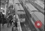 Image of Detroit railway rush hour commuters Detroit Michgan USA, 1932, second 13 stock footage video 65675078265