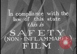 Immagine di Filmato identificato come realizzato su pellicola di sicurezza United States USA, 1928, secondo 6 filmato di repertorio 65675078273