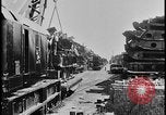 Image of ship hull pieces flattened for recycling into cars Dearborn Michigan USA, 1928, second 30 stock footage video 65675078285