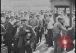 Standbild Ford workers jam pedestrian bridges and roadways Dearborn Michigan USA, 1928, aus Sekunde 50 historischem Filmmaterial Videoclip 65675078295