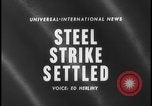 Standbild Steel Strike of 1959 ends Washington DC USA, 1960, aus Sekunde 16 historischem Filmmaterial Videoclip 65675078297