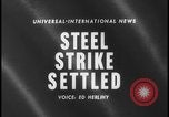 Standbild Steel Strike of 1959 ends Washington DC USA, 1960, aus Sekunde 17 historischem Filmmaterial Videoclip 65675078297