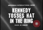 Standbild John Kennedy announcing his candidacy Washington DC USA, 1960, aus Sekunde 1 historischem Filmmaterial Videoclip 65675078298