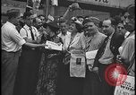 Image of UAW workers celebrate victory Dearborn Michigan USA, 1937, second 3 stock footage video 65675078303